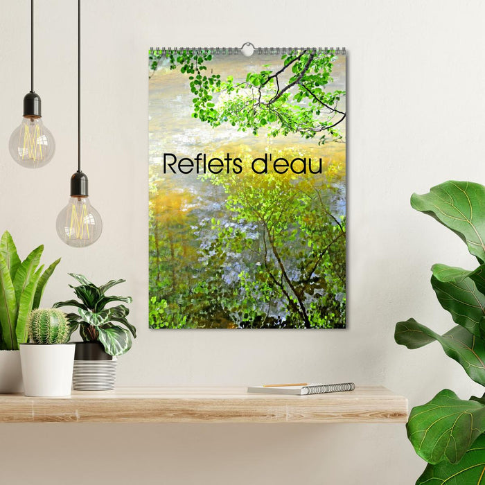 Reflets d'eau (CALVENDO Calendrier mensuel 2026)
