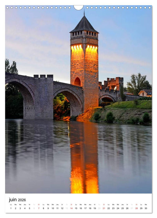 Reflets d'eau (CALVENDO Calendrier mensuel 2026)