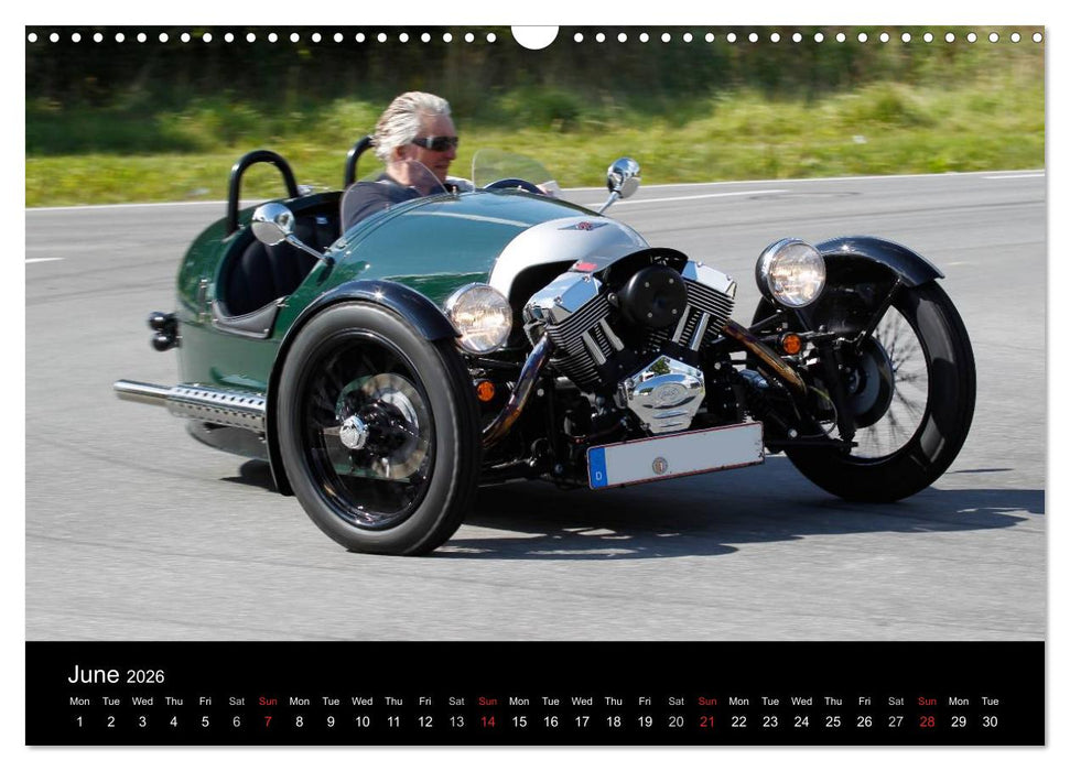 Morgan, the last real sports car (CALVENDO Monthly Calendar 2026)