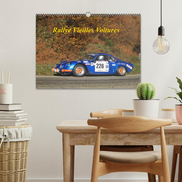 Rallye Vieilles Voitures (CALVENDO Calendrier mensuel 2026)