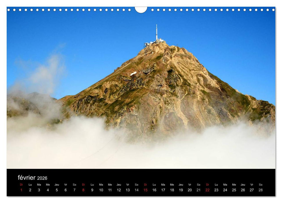 Occitanie (CALVENDO Calendrier mensuel 2026)