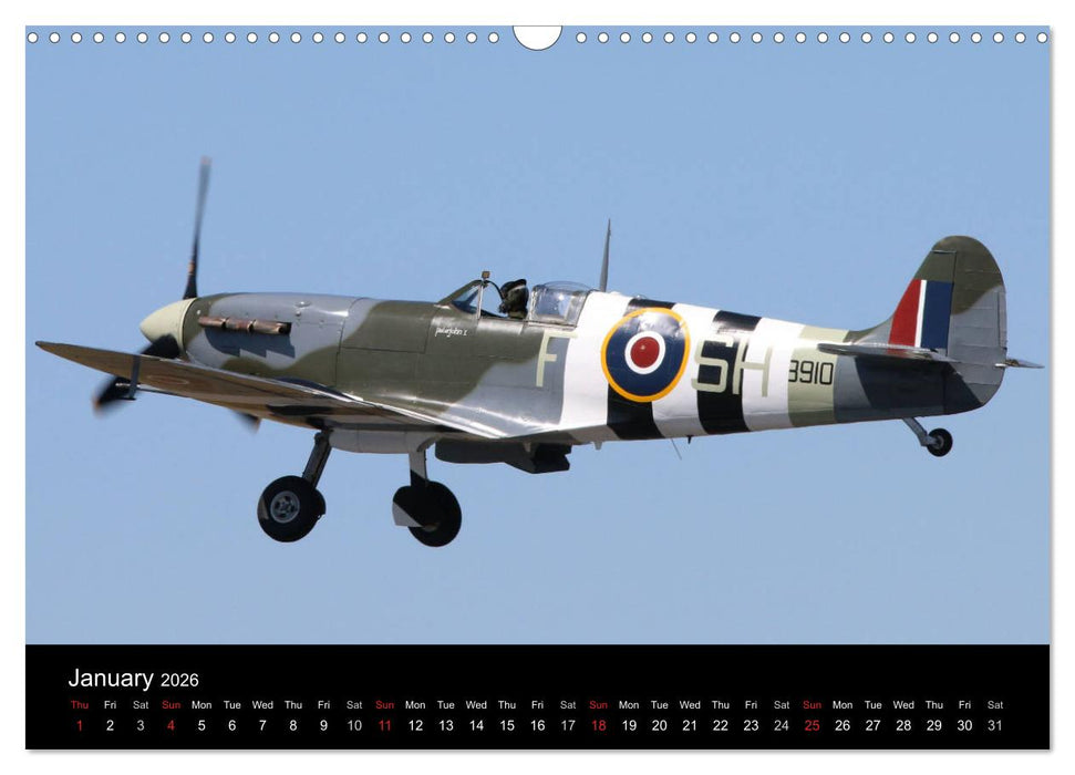 Battle of Britain collection 75th Anniversary (CALVENDO Monthly Calendar 2026)