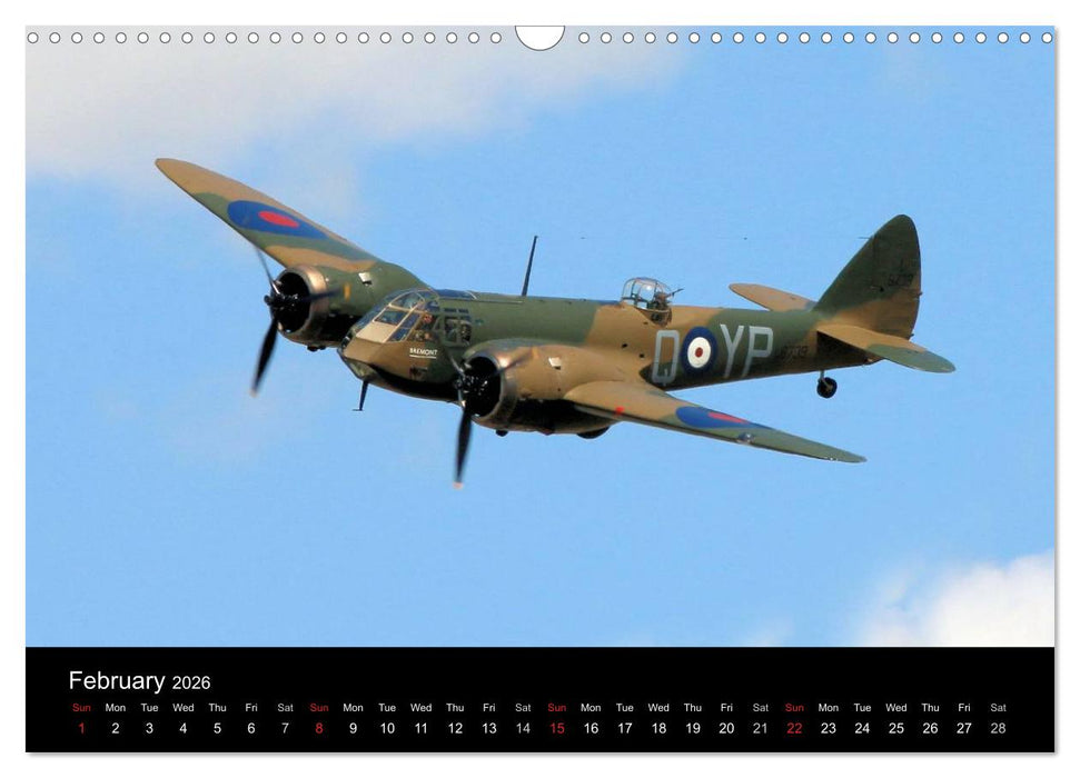 Battle of Britain collection 75th Anniversary (CALVENDO Monthly Calendar 2026)