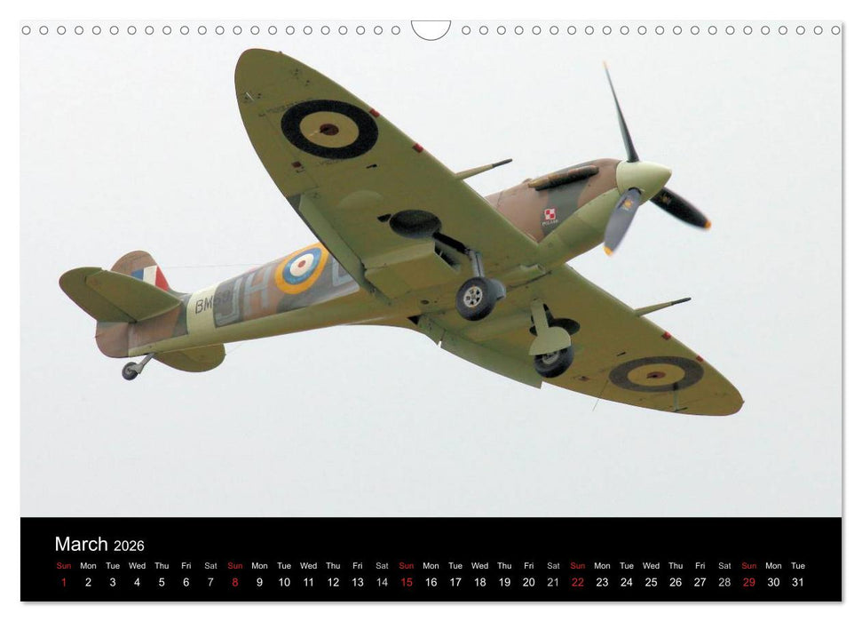 Battle of Britain collection 75th Anniversary (CALVENDO Monthly Calendar 2026)