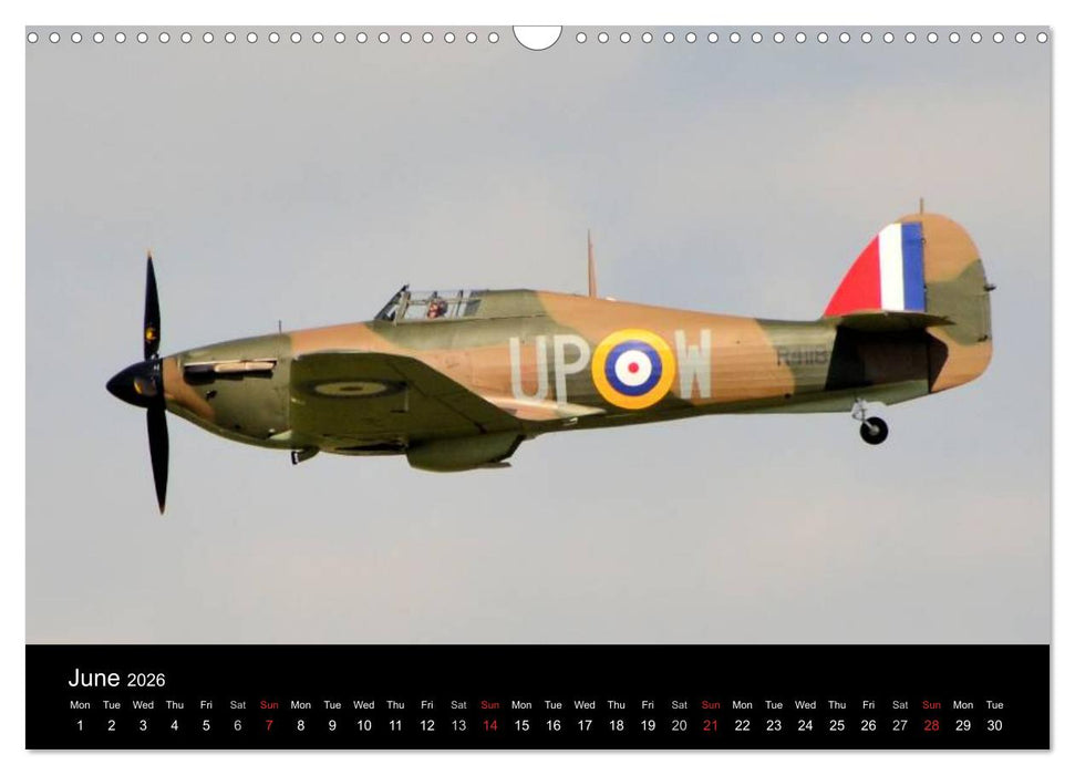 Battle of Britain collection 75th Anniversary (CALVENDO Monthly Calendar 2026)