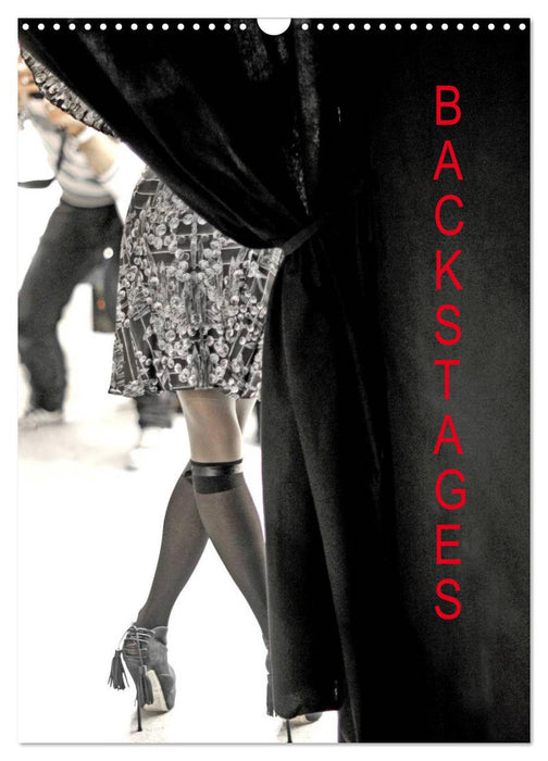 BACKSTAGES (CALVENDO Calendrier mensuel 2026)