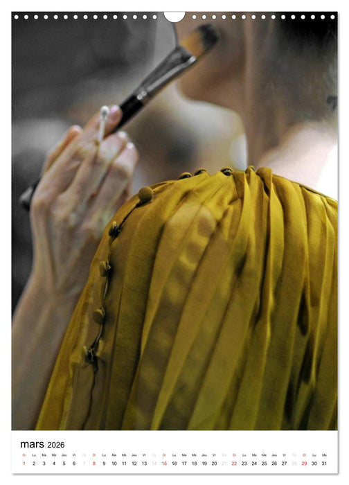 BACKSTAGES (CALVENDO Calendrier mensuel 2026)