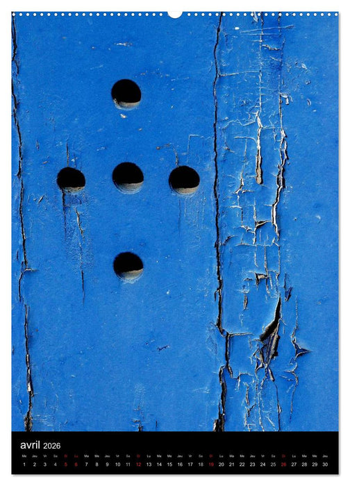 Les couleurs du temps sur le bois (CALVENDO Calendrier supérieur 2026)