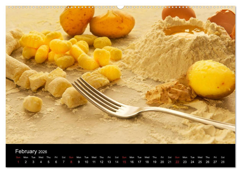PASTA (CALVENDO Premium-Calendar 2026)