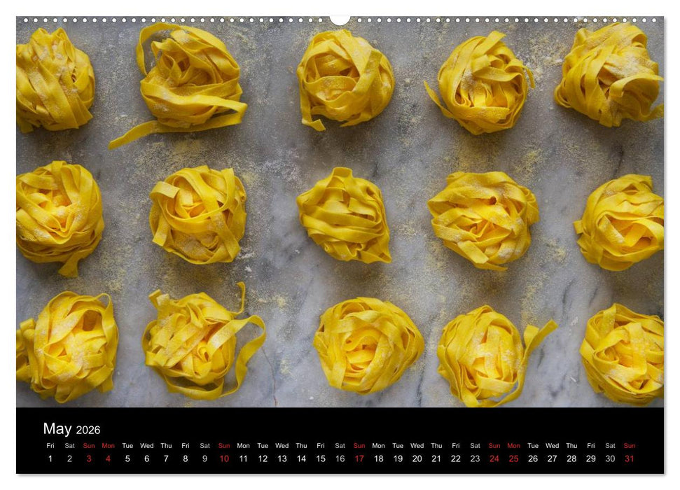 PASTA (CALVENDO Premium-Calendar 2026)