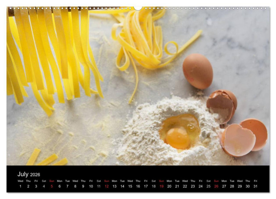 PASTA (CALVENDO Premium-Calendar 2026)