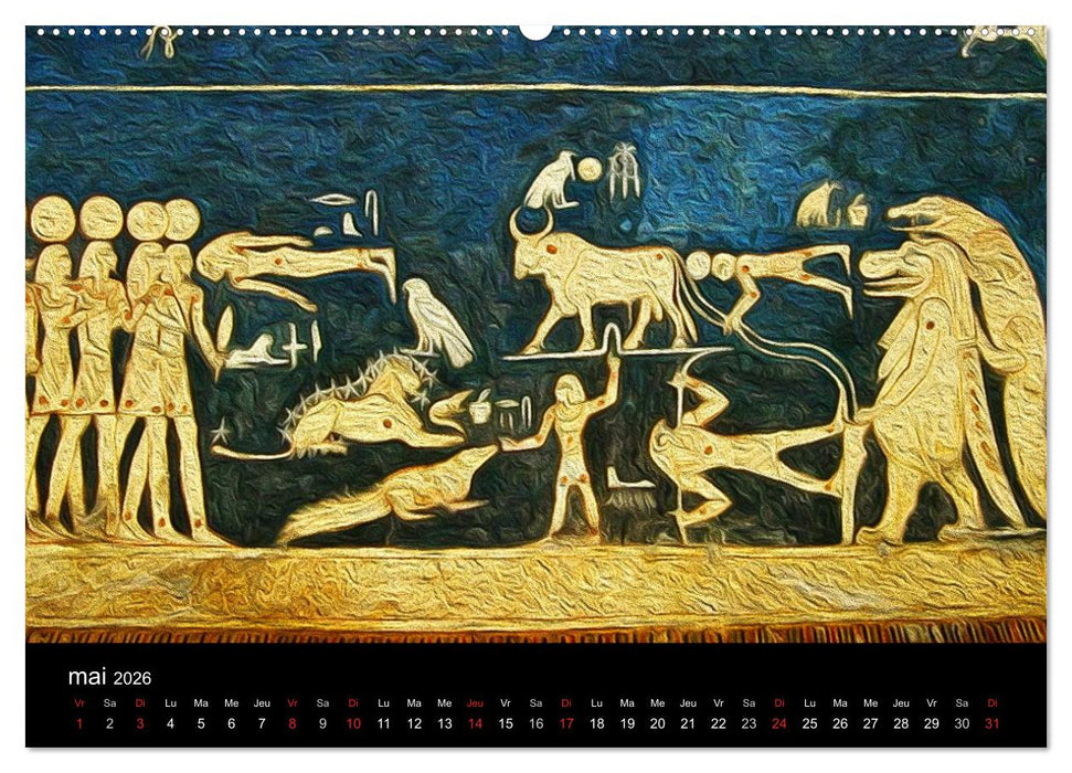L'ÉGYPTE EN COULEURS (CALVENDO Calendrier supérieur 2026)