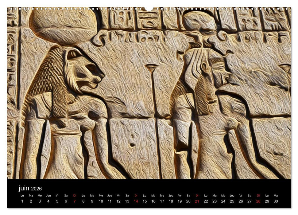 L'ÉGYPTE EN COULEURS (CALVENDO Calendrier supérieur 2026)