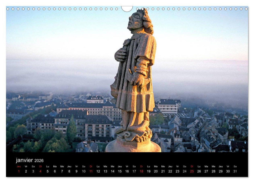 Couleurs Aveyron (CALVENDO Calendrier mensuel 2026)
