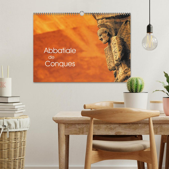 Abbatiale de Conques (CALVENDO Calendrier mensuel 2026)