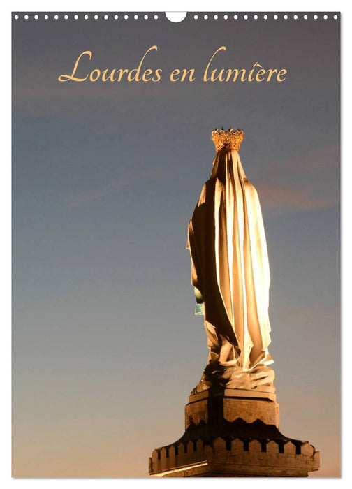 Lourdes en lumière (CALVENDO Calendrier mensuel 2026)