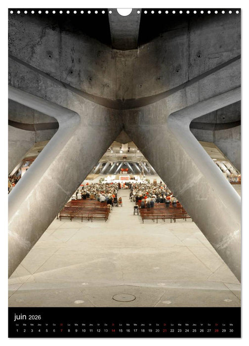 Lourdes en lumière (CALVENDO Calendrier mensuel 2026)