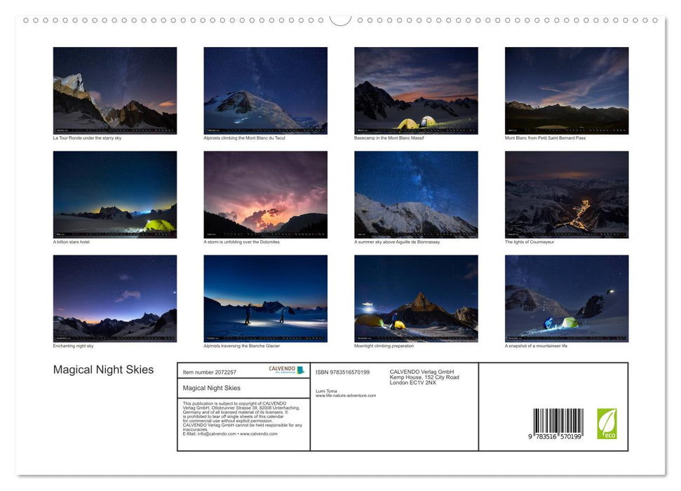 Magical Night Skies (CALVENDO Premium-Calendar 2026)