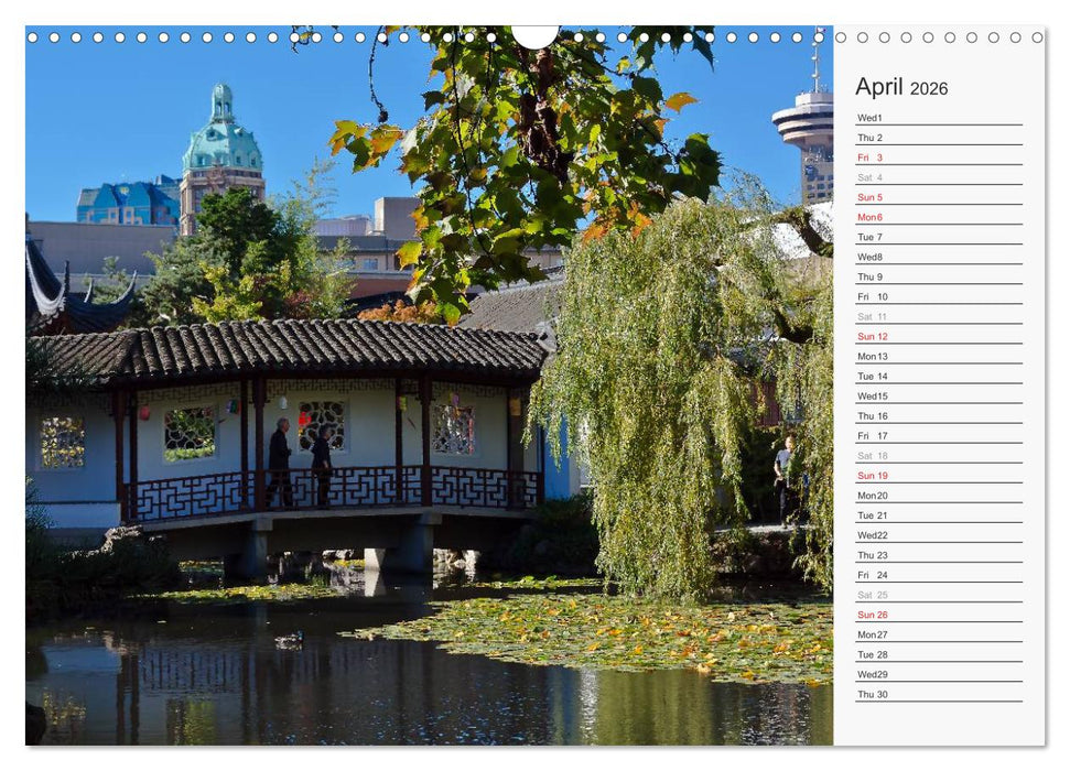 Vancouver Perspectives (CALVENDO Monthly Calendar 2026)