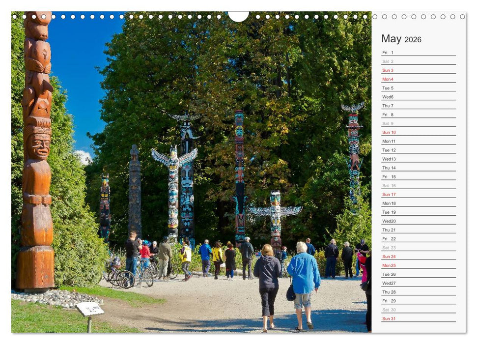 Vancouver Perspectives (CALVENDO Monthly Calendar 2026)