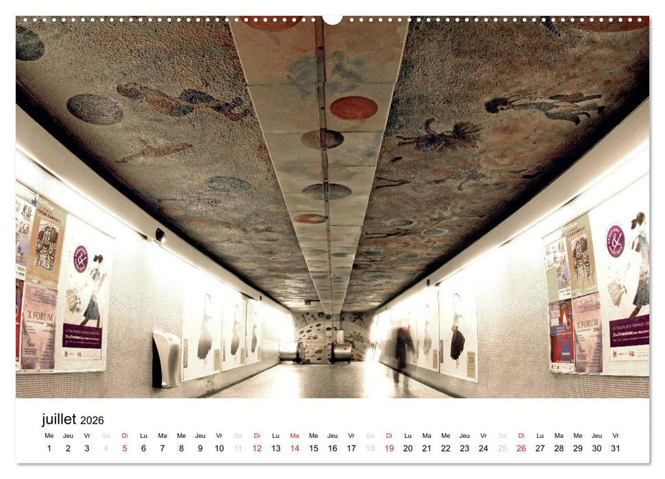Paris Métropolitain (CALVENDO Calendrier supérieur 2026)