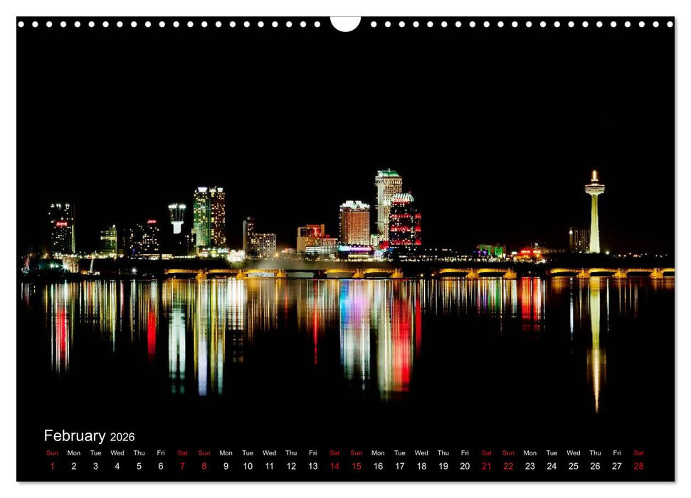 Niagara Falls 2026 (CALVENDO Monthly Calendar 2026)