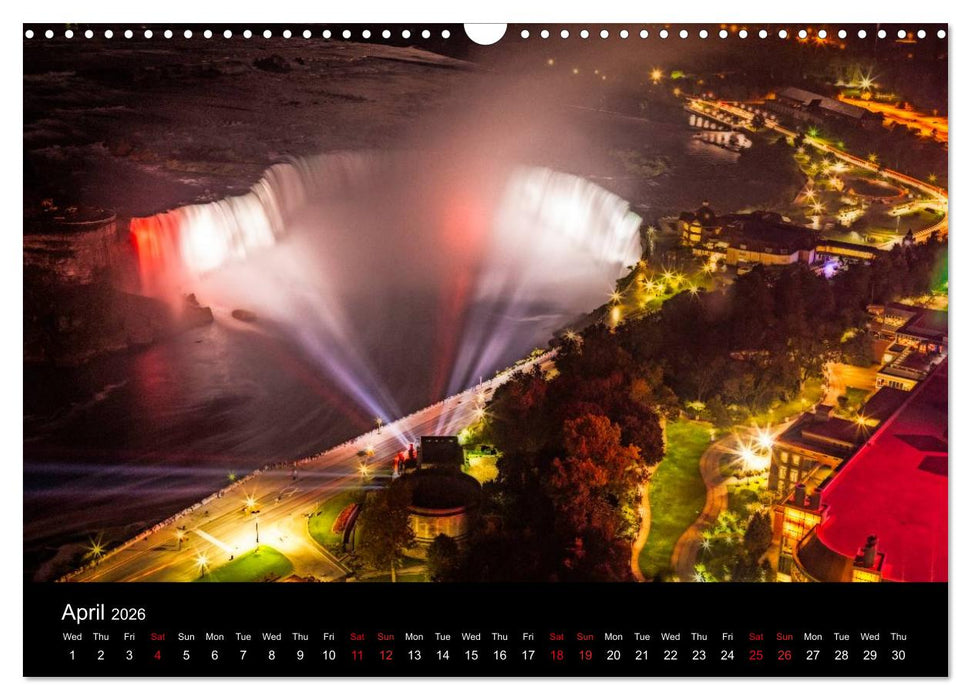 Niagara Falls 2026 (CALVENDO Monthly Calendar 2026)