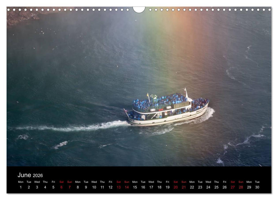 Niagara Falls 2026 (CALVENDO Monthly Calendar 2026)
