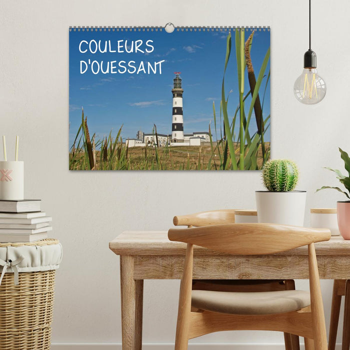 COULEURS d'OUESSANT (CALVENDO Calendrier mensuel 2026)