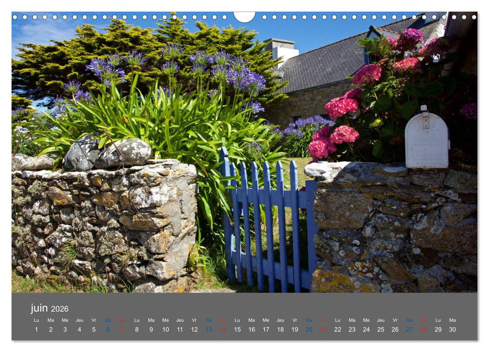 COULEURS d'OUESSANT (CALVENDO Calendrier mensuel 2026)
