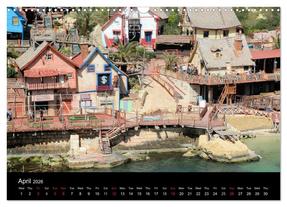 Malta Pearl of the Mediterranean (CALVENDO Monthly Calendar 2026)