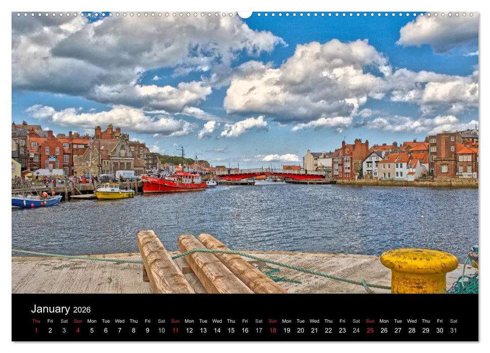 Whitby Harbour (CALVENDO Premium-Calendar 2026)