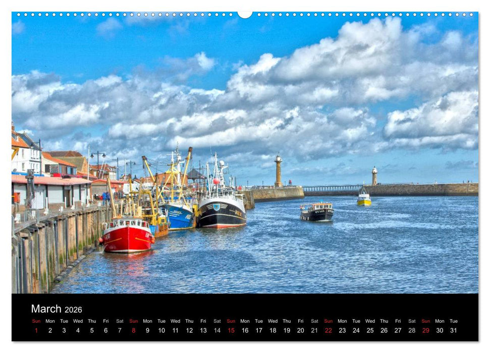Whitby Harbour (CALVENDO Premium-Calendar 2026)