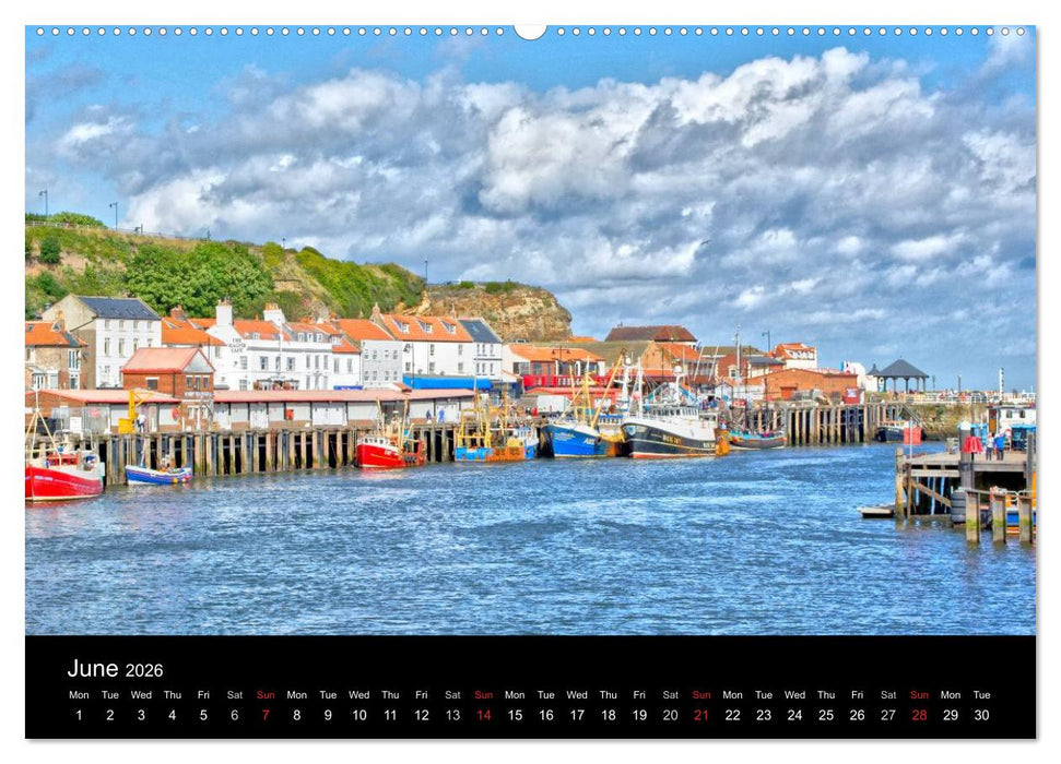 Whitby Harbour (CALVENDO Premium-Calendar 2026)
