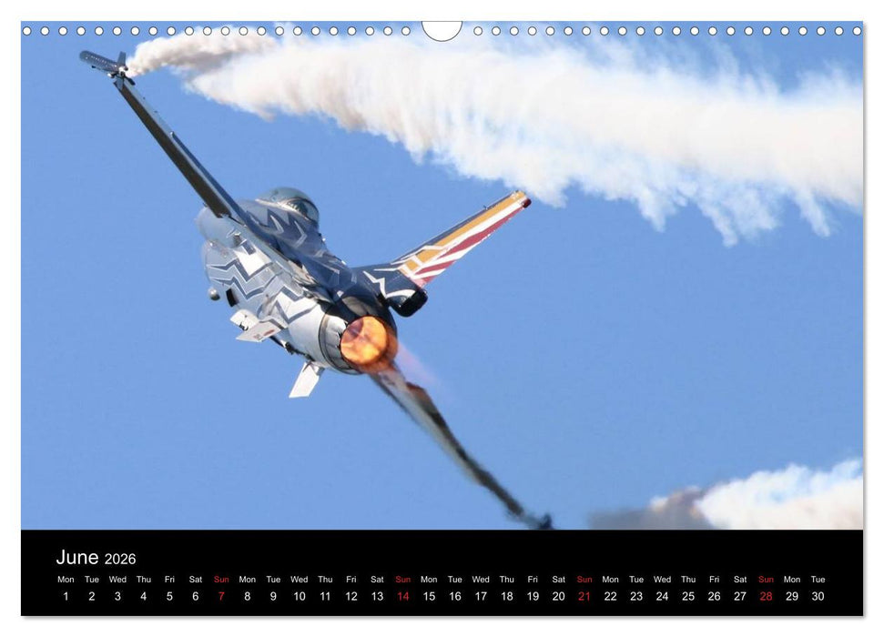 General Dynamics F-16 Fighting Falcon (CALVENDO Monthly Calendar 2026)
