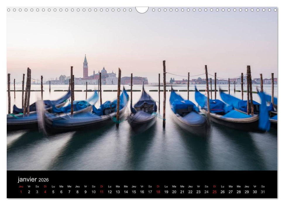 Venise Impressions (CALVENDO Calendrier mensuel 2026)