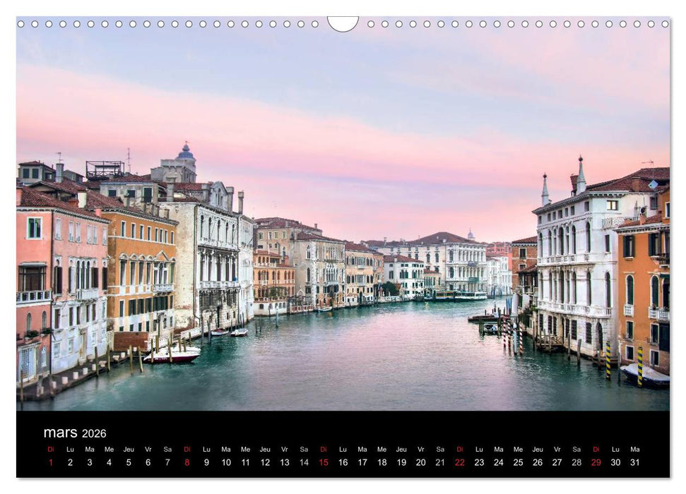Venise Impressions (CALVENDO Calendrier mensuel 2026)