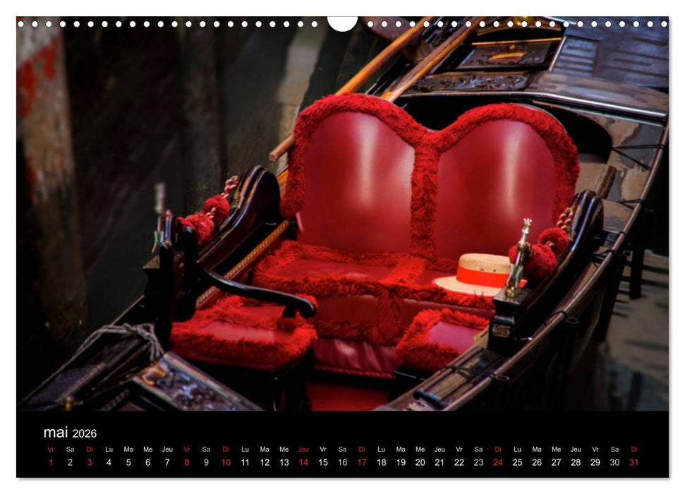 Venise Impressions (CALVENDO Calendrier mensuel 2026)