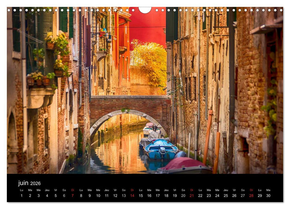 Venise Impressions (CALVENDO Calendrier mensuel 2026)