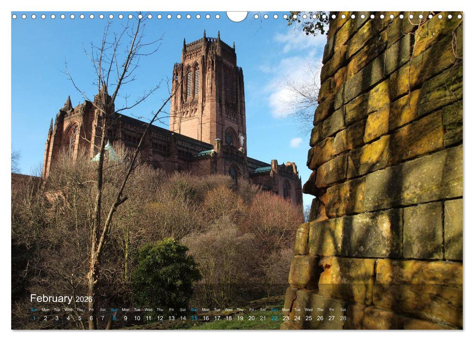 Liverpool - Water and Light (CALVENDO Monthly Calendar 2026)