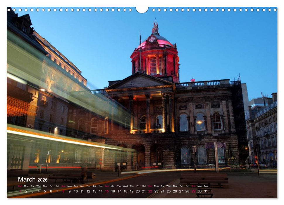 Liverpool - Water and Light (CALVENDO Monthly Calendar 2026)
