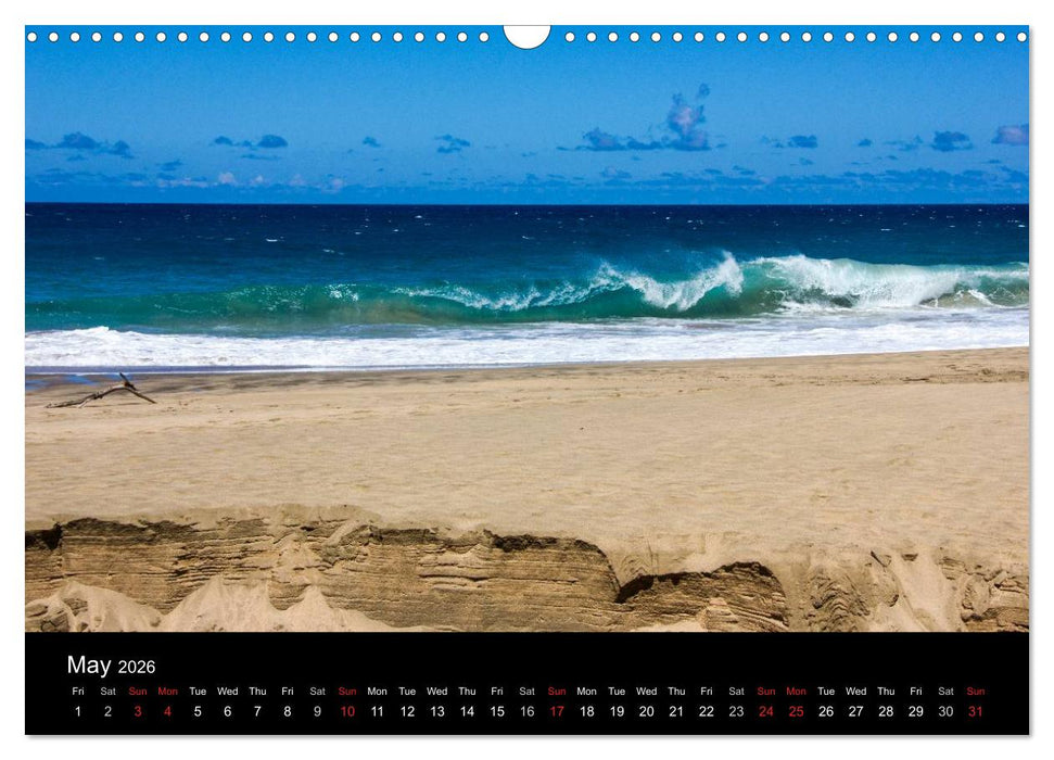 Paradise on Earth HAWAII (CALVENDO Monthly Calendar 2026)
