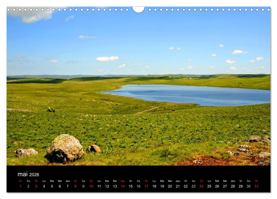 AUBRAC (CALVENDO Calendrier mensuel 2026)