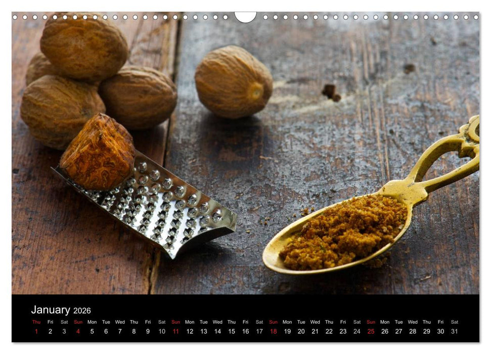 SPICES (CALVENDO Monthly Calendar 2026)