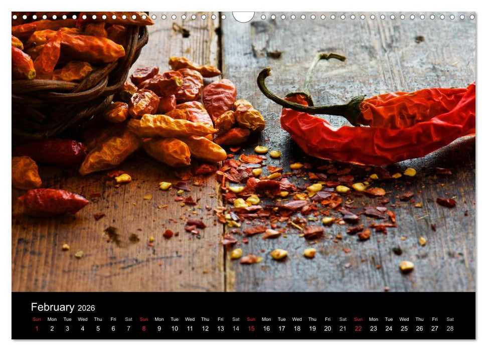 SPICES (CALVENDO Monthly Calendar 2026)