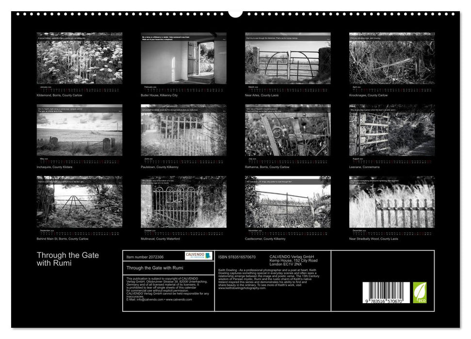 Through the Gate with Rumi (CALVENDO Premium-Calendar 2026)