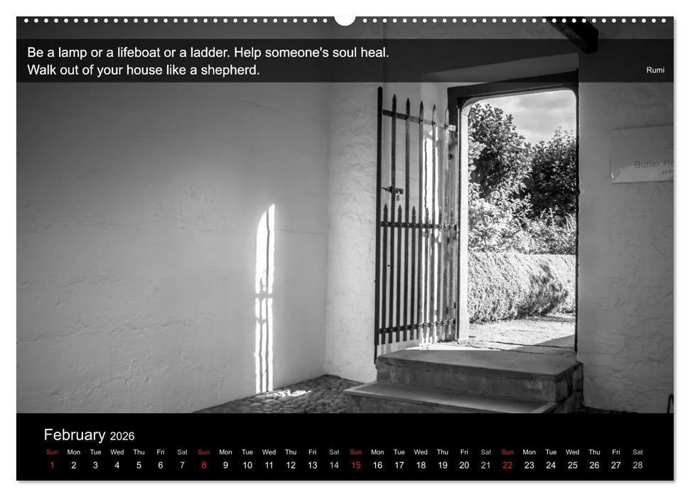 Through the Gate with Rumi (CALVENDO Premium-Calendar 2026)