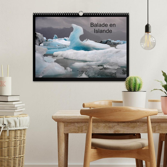 Balade en Islande (CALVENDO Calendrier mensuel 2026)