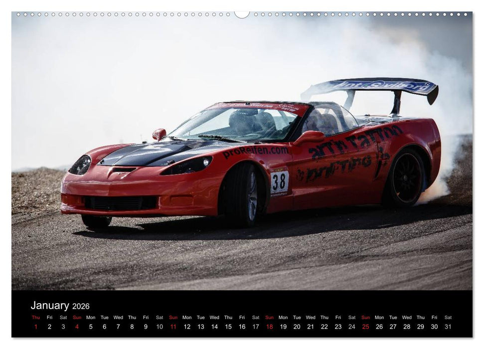 Drifting at the Nurburgring (CALVENDO Premium-Calendar 2026)