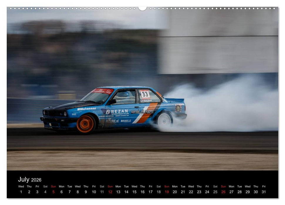 Drifting at the Nurburgring (CALVENDO Premium-Calendar 2026)